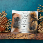 Plaque Mémorielle de Compagnon Stylée 2 Photo de C (Côté)