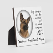 Plaque mère berger allemande (Recto)