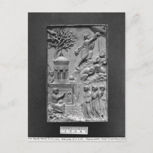 Plaque met afbeelding van de Ascension Briefkaart
