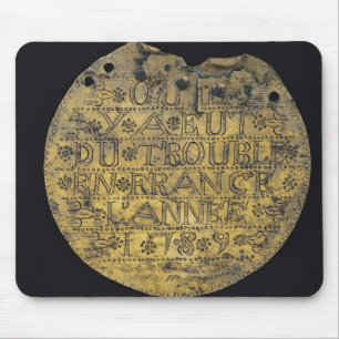 Plaque met de zin muismat