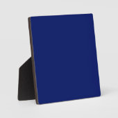 Plaque met Navy Blue Background Fotoplaat (Voorkant)