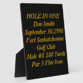 Plaque met tekst fotoplaat (Zijkant)