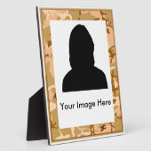 Plaque militaire commémorative de sable du désert (Côté)