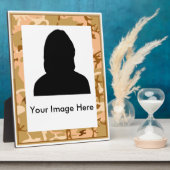 Plaque militaire commémorative de sable du désert (Côté)