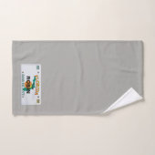 Plaque minéralogique de la Floride avec votre nom (Serviette à main)