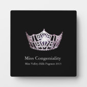 Plaque Miss America Silver Crown Awards (Devant)