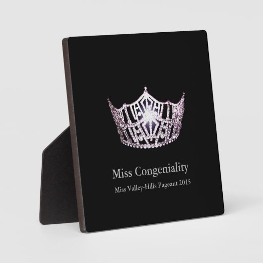 Plaque Miss America Silver Crown Awards (Recto)