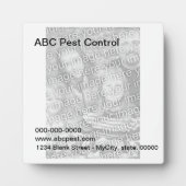 Plaque - Modèle (Devant)