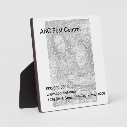 Plaque - Modèle (Recto)