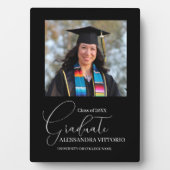 Plaque moderne blanche et noire (Devant)