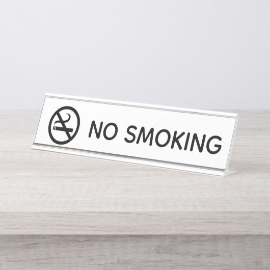 Plaque "No Smoking" (Devant)