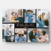 Plaque noire du Modèle photo de la famille personn (Devant)