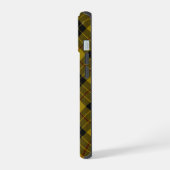 Plaque noire jaune tartan MacLeod (Côté gauche)