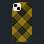 Plaque noire jaune tartan MacLeod<br><div class="desc">Clan de MacLeod tartan jaune noir plaid</div>
