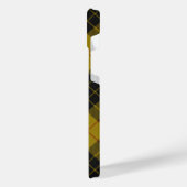 Plaque noire jaune tartan MacLeod (Côté gauche)