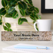 Plaque Nom du bureau en granit
