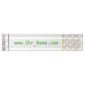 Plaque nominative arc-en-ciel (Devant)