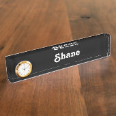 Plaque nominative de bureau Shane (Taille)