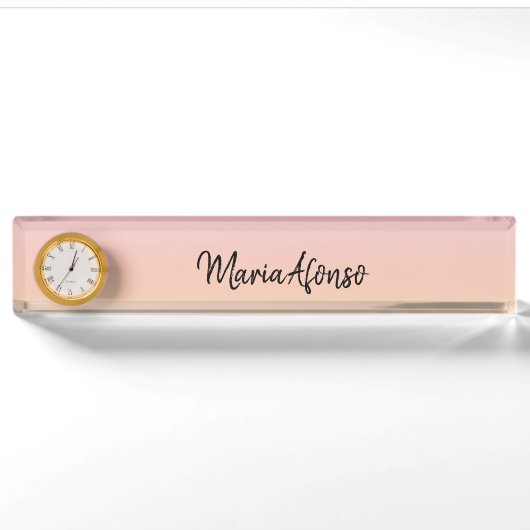 Plaque nominative Pastel (Devant)