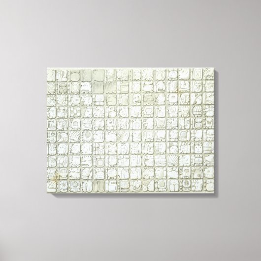 Plaque of ideographic write from the Temple of I Canvas Afdruk (Voorkant)