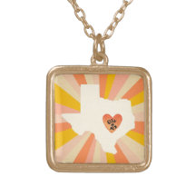 Collier CISV Austin Orange et ATX Rose