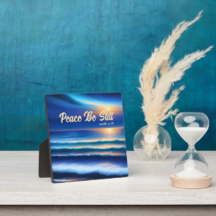 Plaque Peace Be Still Tabletop
