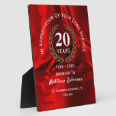 Plaque personnalisée longue durée (Côté)