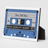 Plaque personnalisée sur bande de cassettes (Côté)