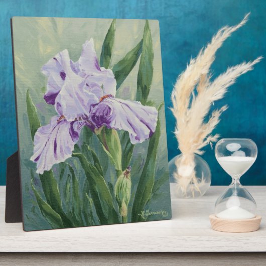 Plaque Photo 0440 Iris Violet (Côté)