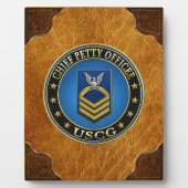 Plaque Photo [100] CG : Chief Petty Officer (CPO) (Devant)