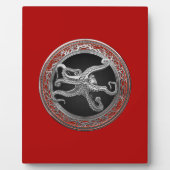 Plaque Photo [100] Octopus d'argent sacré en posture défensive (Devant)