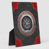 Plaque Photo [100] Vegvisir - Viking Silver Magic Runic Compass (Côté)
