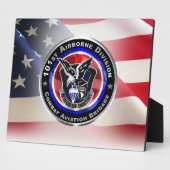 Plaque Photo 101e brigade aérienne de la division aéroportée (Côté)