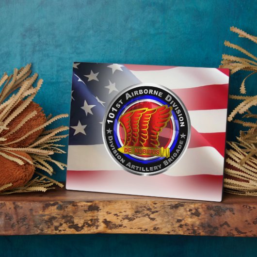 Plaque Photo 101e brigade d'artillerie de campagne de la divisi (Côté)
