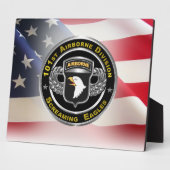 Plaque Photo 101e division aéroportée (Côté)