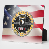 Plaque Photo 101e division aéroportée Afghanistan (Côté)