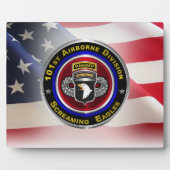 Plaque Photo 101e division aéroportée Ranger aéroporté (Devant)