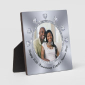 Plaque Photo 10 ans Cadeaux pour amis et famille, (Recto)