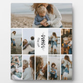 Plaque Photo 10 Custom Photo Collage Best Mom Ever  (Devant)