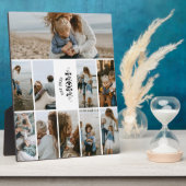 Plaque Photo 10 Custom Photo Collage Best Mom Ever  (Côté)