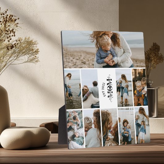 Plaque Photo 10 Custom Photo Collage Best Mom Ever 