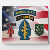 Plaque Photo 10th Special Forces Group (AIRBORNE) (Devant)