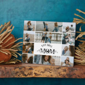 Plaque Photo 11 Custom Photo Collage Best Mom Ever  (Côté)