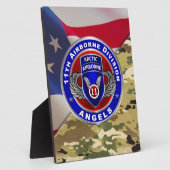 Plaque Photo 11e division aéroportée (Côté)