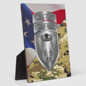 Plaque Photo 11e division aéroportée (Côté)