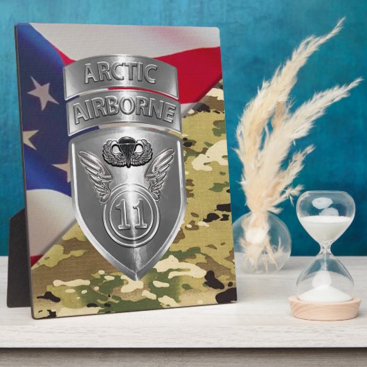 Plaque Photo 11e division aéroportée (Côté)