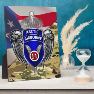 Plaque Photo 11e division aéroportée