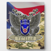 Plaque Photo 11e division aéroportée (Devant)