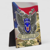 Plaque Photo 11e division aéroportée (Côté)