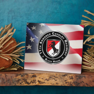 Plaque Photo 11e régiment de cavalerie blindée